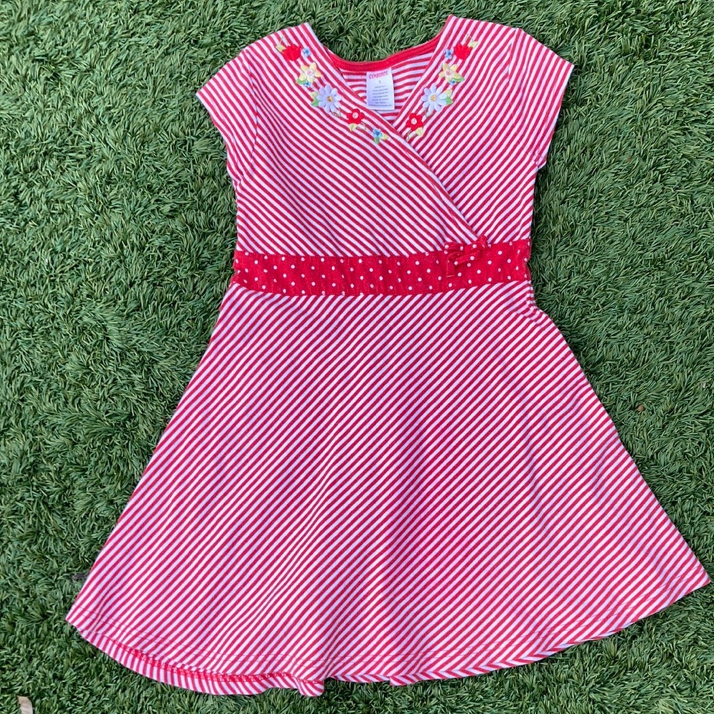 Gymboree red and white dress